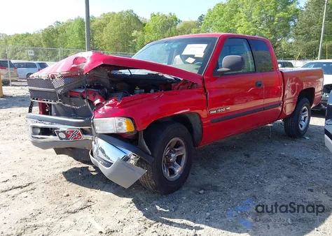 2000 Dodge Ram 1500 St из США, поврежденный, VIN 1B7HC13Z6YJ105013